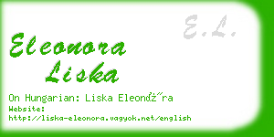 eleonora liska business card